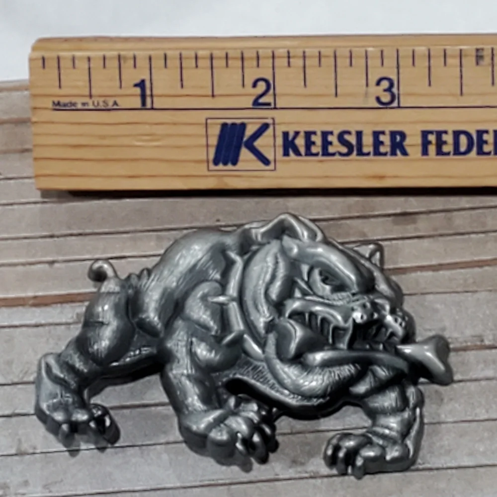 Bulldog Belt Buckle NEW Gift for HIM Dog Pets